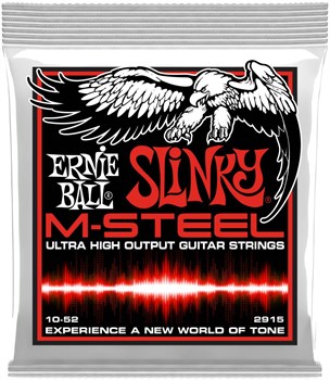 ERNIE BALL 2915 M-Steel Slinky STHB 10-52 - Струны для электрогитары P02915 - фото 4739