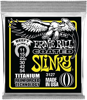 ERNIE BALL 3127 RPS Coated Titanium Slinky Beefy 11-54 - Струны для электрогитары P03127 - фото 4751