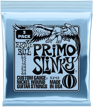 ERNIE BALL 3212 Nickel Slinky Primo 3 Pack 9.5-44 - Струны для электрогитары P03212 - фото 4752