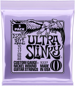 ERNIE BALL 3227 Nickel Slinky Ultra 3 Pack 10-48 - Струны для электрогитары P03227 - фото 4762