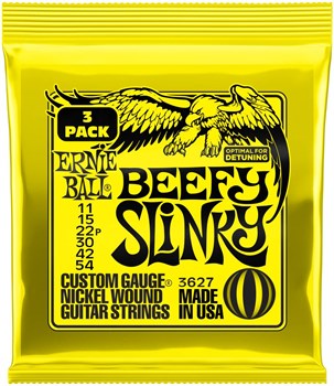 ERNIE BALL 3627 Nickel Slinky Beefy 3 Pack 11-54 - Струны для электрогитары P03627 - фото 4771