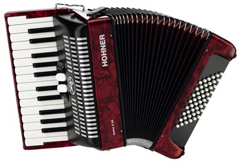 A1653 BRAVO II 48 Red Аккордеон Hohner A1653 - фото 6211