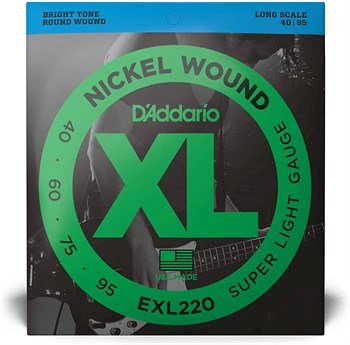 D'ADDARIO EXL220 - СТРУНЫ ДЛЯ БАС-ГИТАРЫ EXL220 - фото 6593