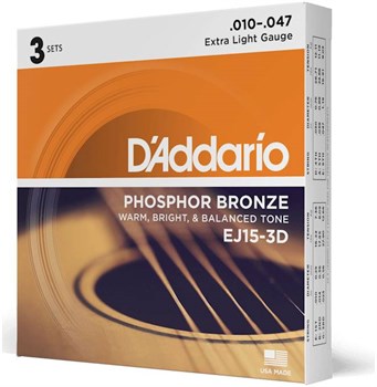 D'ADDARIO EJ15-3D - Струны для акустической гитары EJ15-3D-1 - фото 7913