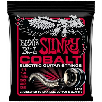 ERNIE BALL 2716 Cobalt Slinky Burly 11-52 - Струны для электрогитары P02716 - фото 994