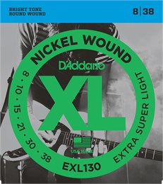 D`ADDARIO EXL130 -PACK NICKEL WOUND SUPER LIGHT EXL130