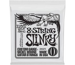 ERNIE BALL 2625 Nickel Wound Slinky 10-76 - Струны для 8 струнной электрогитары Эрни Болл 2625