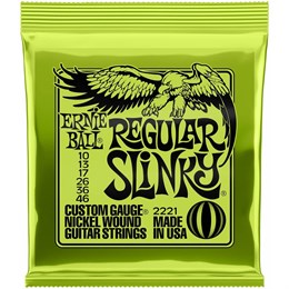 ERNIE BALL 2221 Nickel Wound Slinky Regular 10-46 - Струны для электрогитары P02221