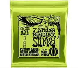 ERNIE BALL 2621 Nickel Wound Slinky Regular 10-56 - Струны для 7 струнной электрогитары Эрни Болл P02621-1