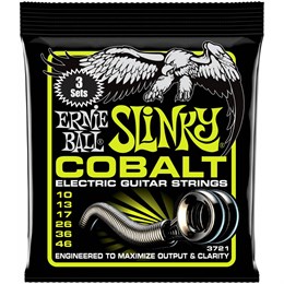 ERNIE BALL 3721 Cobalt Slinky Regular 3 Pack 10-46 - Струны для электрогитары P03721