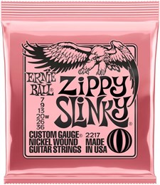 ERNIE BALL 2217 Nickel Wound Slinky Zippy 7-36 - Струны для электрогитары P02217