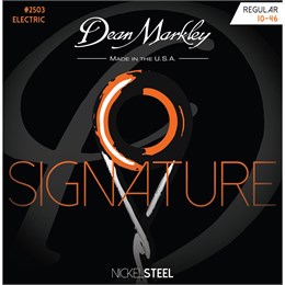 DM2503 Signature Regular Комплект струн для электрогитары, никелированные, 10-46, Dean Markley DM2503