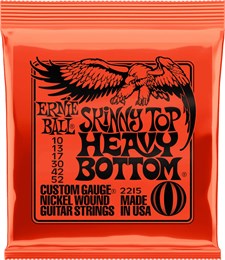 ERNIE BALL 2215 Nickel Wound Slinky Skinny Top Heavy Bottom 10-52 - Струны для электрогитары P02215