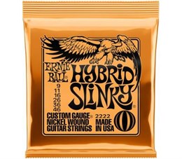 ERNIE BALL 2222 Nickel Wound Slinky Hybrid 9-46 - Струны для электрогитары P02222