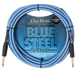 DMBSIN10S Blue Steel Кабель инструментальный, 3м, прямой, Dean Markley DMBSIN10S