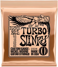 ERNIE BALL 2224 Nickel Wound Slinky Turbo 9.5-46 - Струны для электрогитары P02224