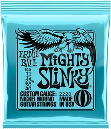 ERNIE BALL 2228 Nickel Wound Slinky Mighty 8.5-40 - Струны для электрогитары P02228