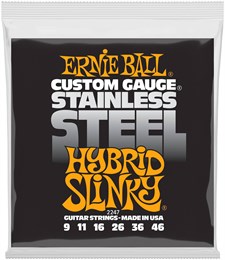 ERNIE BALL 2247 Stainless Steel Slinky Hybrid 9-46 - Струны для электрогитары P02247