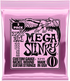 ERNIE BALL 3213 Nickel Slinky Mega 3 Pack 10.5-48 - Струны для электрогитары P03213