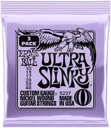 ERNIE BALL 3227 Nickel Slinky Ultra 3 Pack 10-48 - Струны для электрогитары P03227