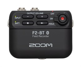 Zoom F2-BT/B полевой стереорекордер, Bluetooth, чёрный цвет F2-BT/B