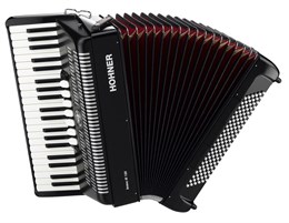 A1682 BRAVO III 120 Black Аккордеон трехголосный с готовым аккомпанементом Hohner A1682